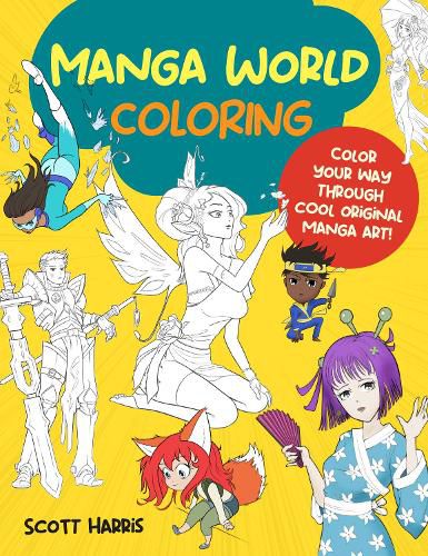 Cover image for Manga World Coloring: Volume 1