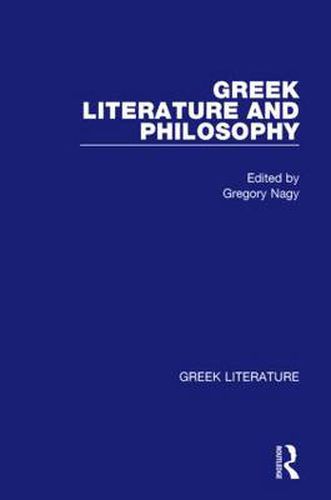 Cover image for Greek Literature and Philosophy: Greek Literature