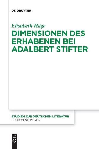 Cover image for Dimensionen Des Erhabenen Bei Adalbert Stifter