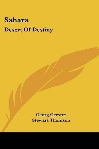 Cover image for Sahara: Desert of Destiny