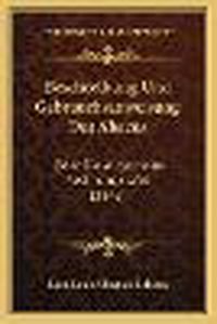 Cover image for Beschreibung Und Gebrauchsanweisung Des Abacus: Oder Die Allgemeine Rechnungstafel (1846)