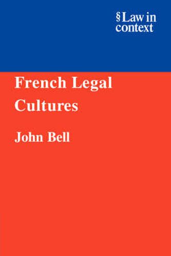 Cover image for French Legal Cultures