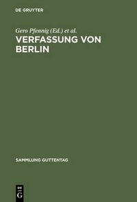 Cover image for Verfassung Von Berlin