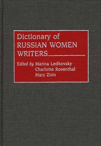 Dictionary of Russian Women Writers