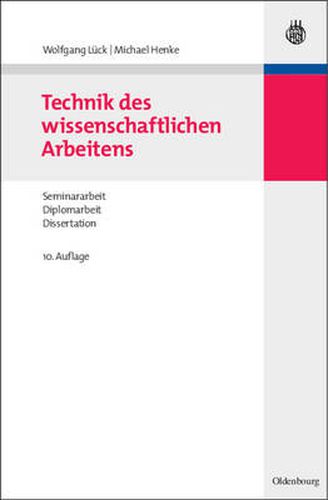 Cover image for Technik Des Wissenschaftlichen Arbeitens