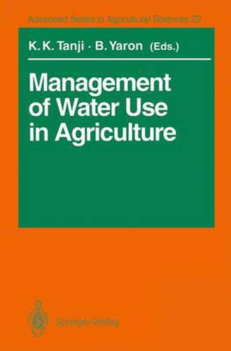 Cover image for Management of Water Use in Agriculture