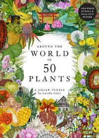 Cover image for Around the World in 50 Plants Jigsaw Puzzle (1000 pieces)