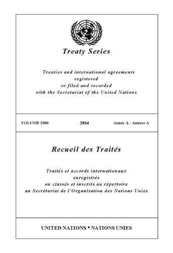 Treaty Series 2980 (English/French Edition)