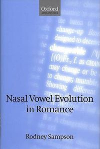 Cover image for Nasal Vowel Evolution in Romance