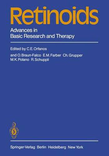 Cover image for Retinoids: Advances in Basic Research and Therapy