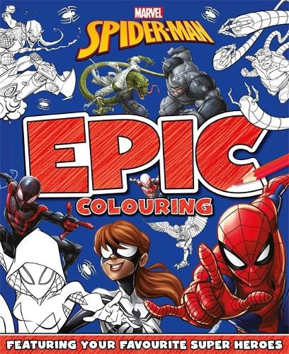 Cover image for Marvel Spider-Man: Epic Colouring