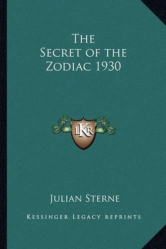 The Secret of the Zodiac 1930