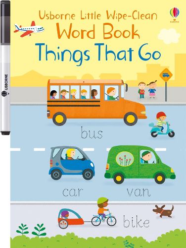Cover image for Little Wipe-Clean Word Book Things That Go