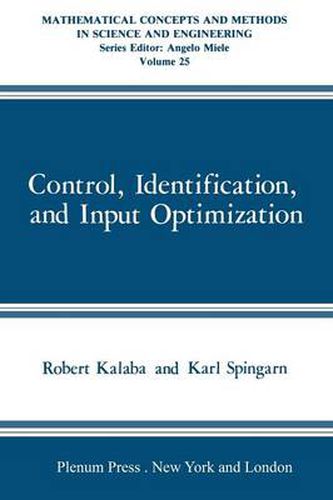Cover image for Control, Identification, and Input Optimization