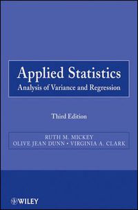 Cover image for Applied Statistics: Analysis of Variance and Regression