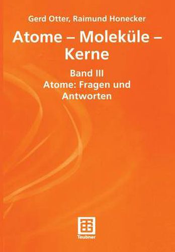 Cover image for Atome - Molekule - Kerne