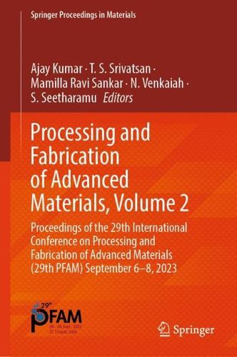 Cover image for Processing and Fabrication of Advanced Materials, Volume 2