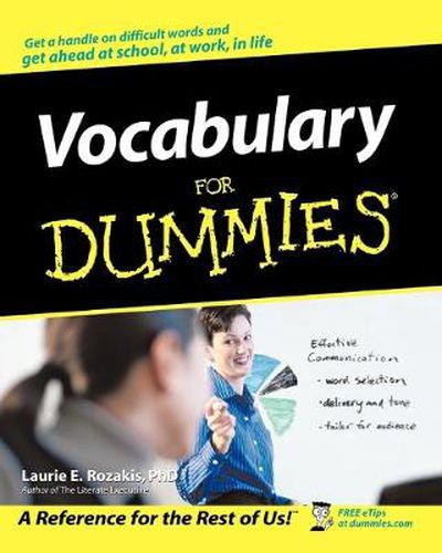 Cover image for Vocabulary for Dummies