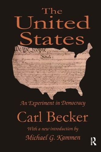 Cover image for The United States: An Experiment in Democracy