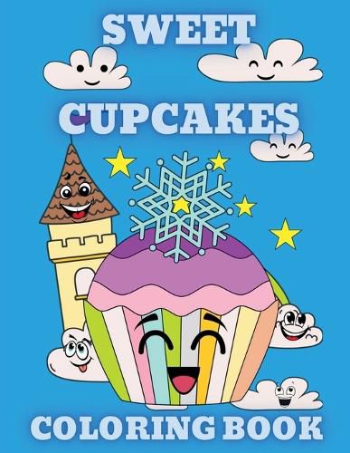 Cover image for Sweet Cupcakes Coloring Book