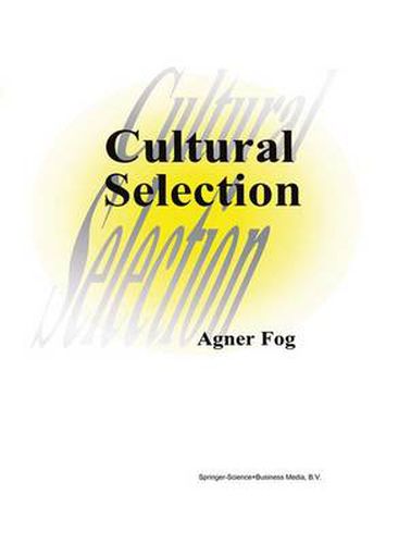 Cover image for Cultural Selection