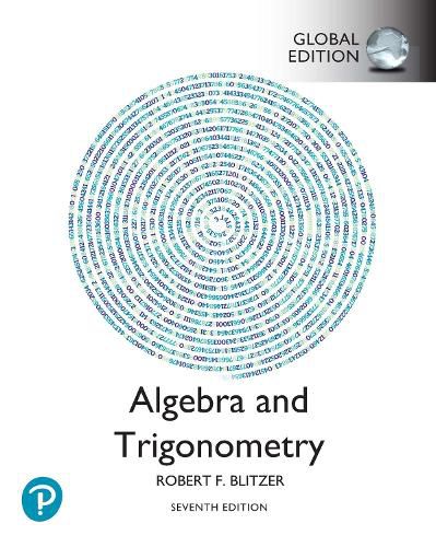 Cover image for Algebra and Trigonometry, Global Edition + MyLab Math with Pearson eText