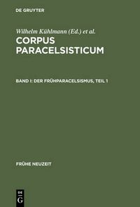 Cover image for Der Fruhparacelsismus / Teil 1