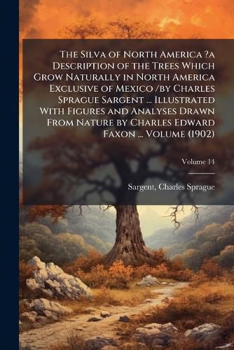 Cover image for The Silva of North America ?A Description of the Trees Which Grow Naturally in North America Exclusive of Mexico /By Charles Sprague Sargent ... Illustrated with Figures and Analyses Drawn from Nature by Charles Edward Faxon ... Volume V.14 (1902)