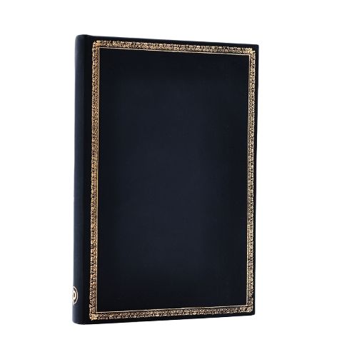 Cover image for Black Edition Mini Lined Hardcover Journal (Elastic Band Closure)