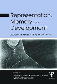 Cover image for Representation, Memory, and Development: Essays in Honor of Jean Mandler