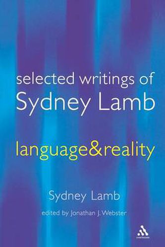 Cover image for Language and Reality: Selected Writings of Sydney Lamb