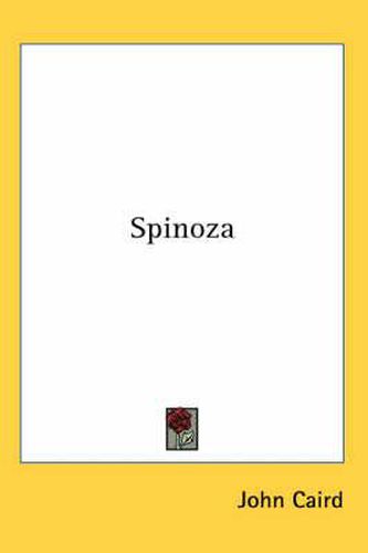 Cover image for Spinoza