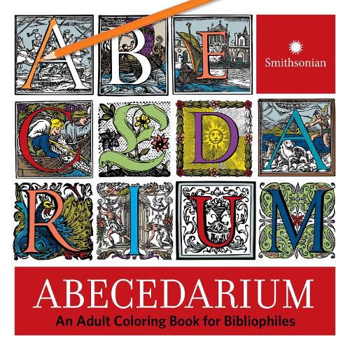 Cover image for Abecedarium: An Adult Coloring Book for Bibliophiles