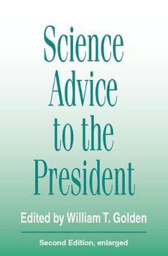 Cover image for Science Advice to the President