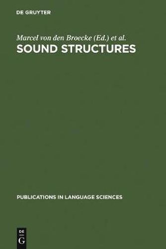 Cover image for Sound Structures: Studies for Antonie Cohen