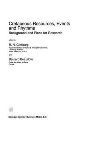 Cover image for Cretaceous Resources, Events and Rhythms: Background and Plans for Research