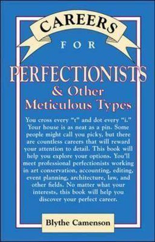 Cover image for Perfectionists & Other Meticulous Types