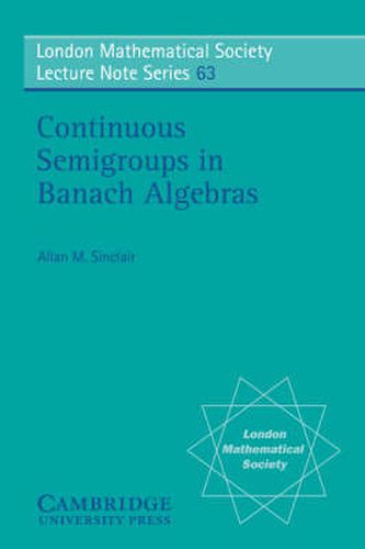 Cover image for Continuous Semigroups in Banach Algebras