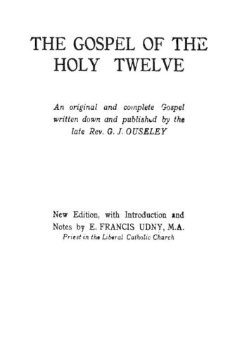 Cover image for The Gospel of the Holy Twelve