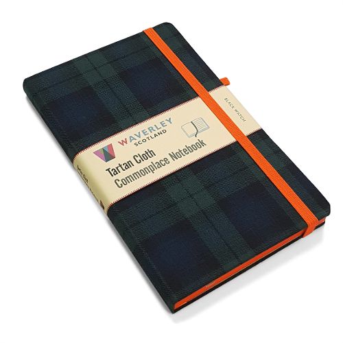 Cover image for Waverley (L): Black Watch Tartan Cloth Large Notebook