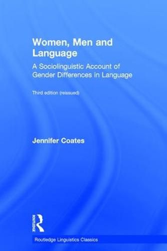 Cover image for Women, Men and Language: A Sociolinguistic Account of Gender Differences in Language