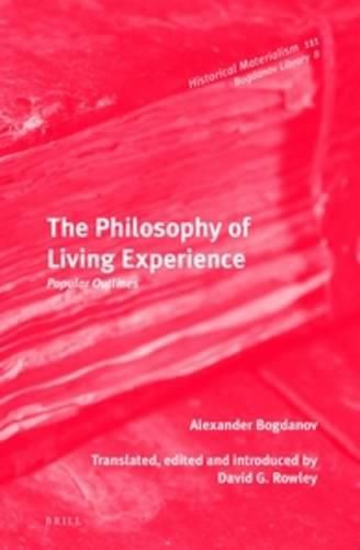 Cover image for The Philosophy of Living Experience: Popular Outlines