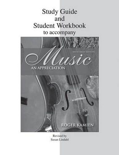 Cover image for Music: Study Guide and Student Workbook: An Appreciation