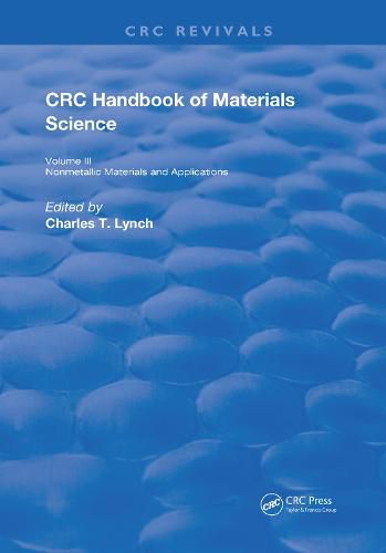 CRC Handbook of Materials Science: Nonmetallic Materials and Applications