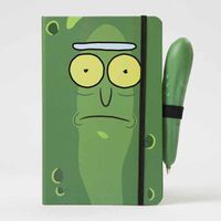 Cover image for Rick and Morty: Pickle Rick Hardcover Ruled Journal With Pen