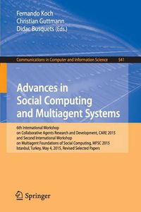 Cover image for Advances in Social Computing and Multiagent Systems