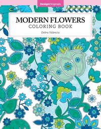 Cover image for Modern Flowers Coloring Book