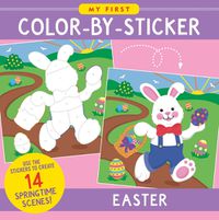 Cover image for My First Color-By-Sticker Book - Easter