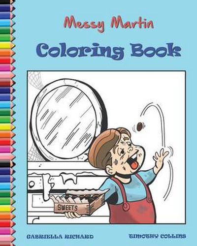 Cover image for Messy Martin Coloring Book