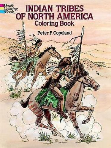 Cover image for Indian Tribes of North America Colouring Book